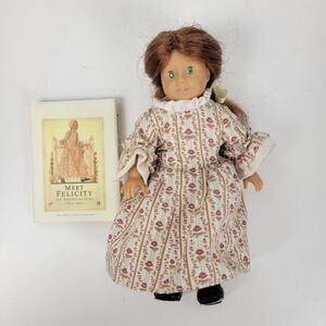 American Girl Mini Doll Felicity Merriman 6" Rose Garden Dress Book Included